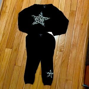 Flowers By Zoe 2T Sweat shirt and joggers matching set